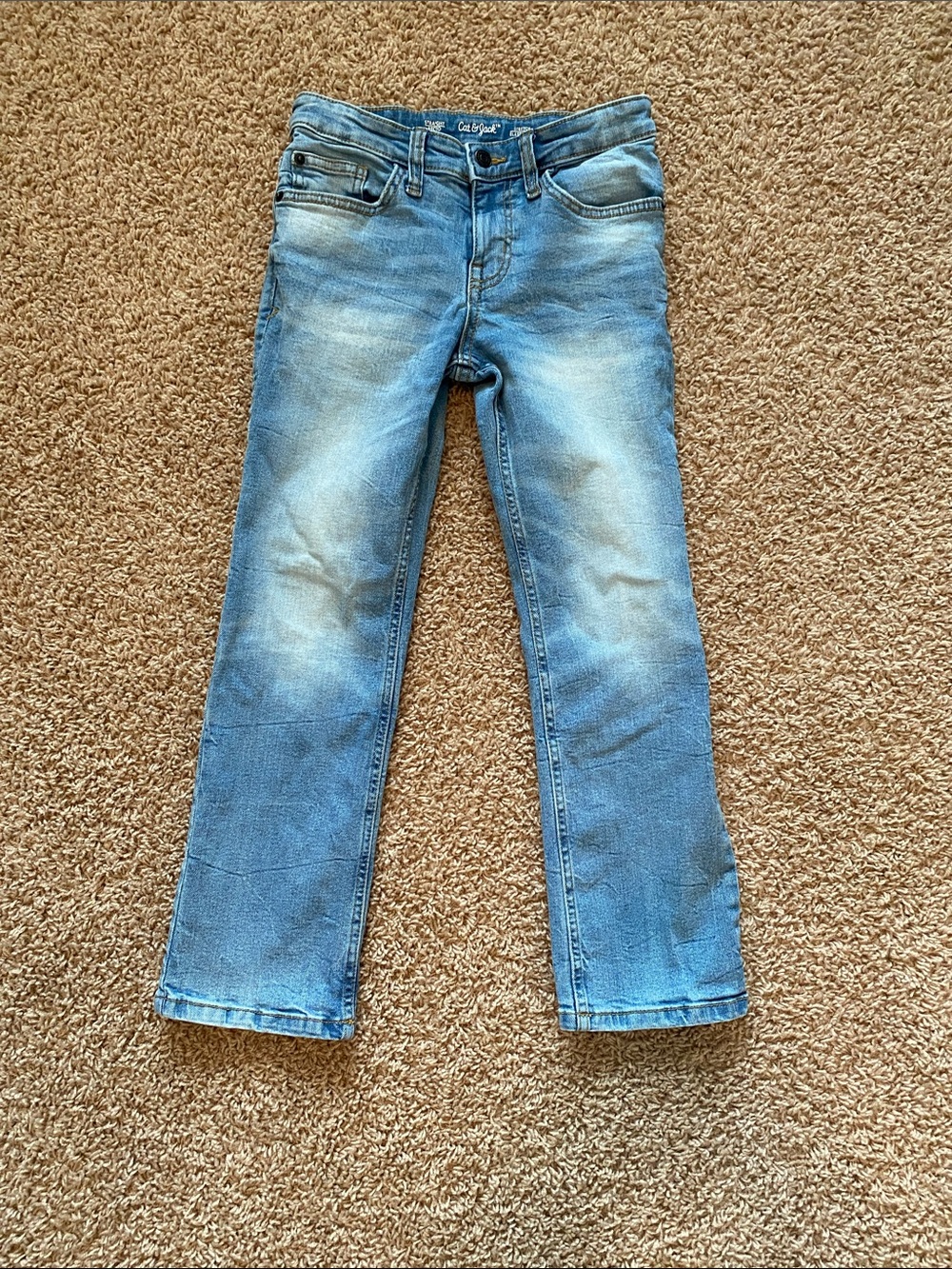 Cat & Jack Light Blue Straight-Leg Kids Jeans